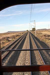 Vue sur les rails