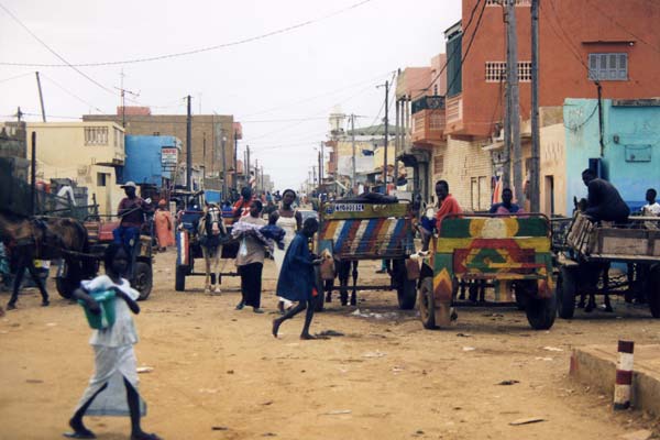 Saint Louis du Sénégal, ville traditionnelle.