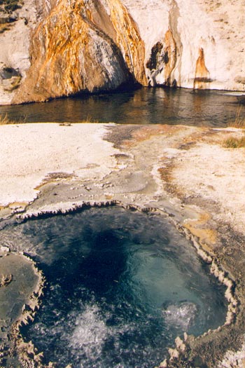 A Yellowstone, bouillonnements dans Upper Basin.