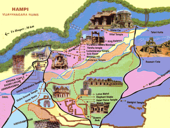 Carte de Hampi