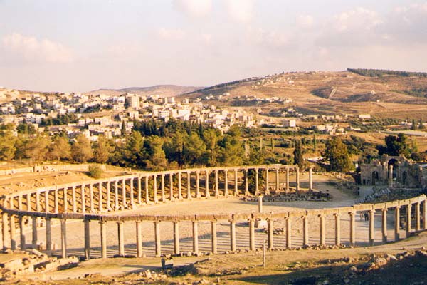 Les ruines de Jerash.