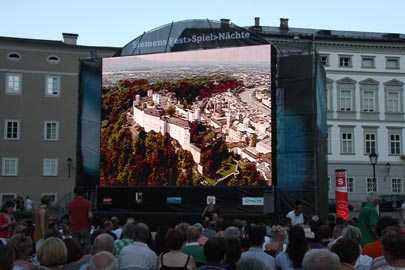 Grand écran à Salzburg
