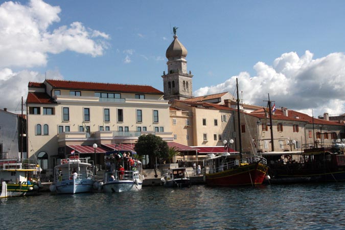 Le port de Krk.