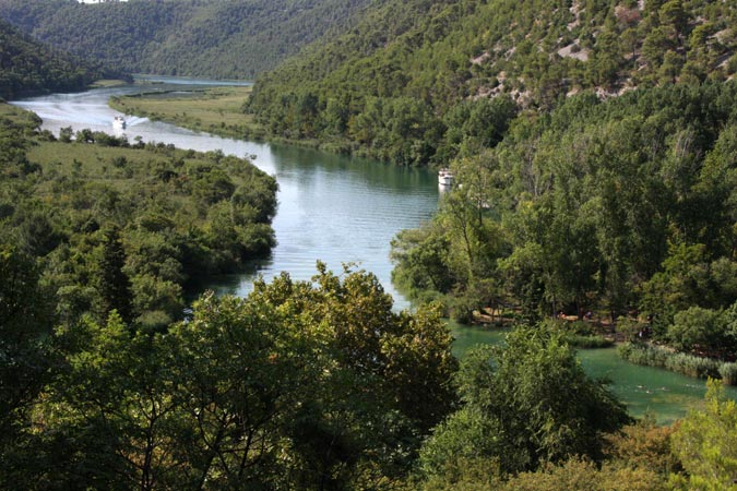 Rivière Krka. Rivière Krka.