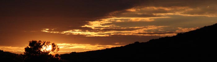 Coucher de soleil sur Landin. Coucher de soleil sur Landin.