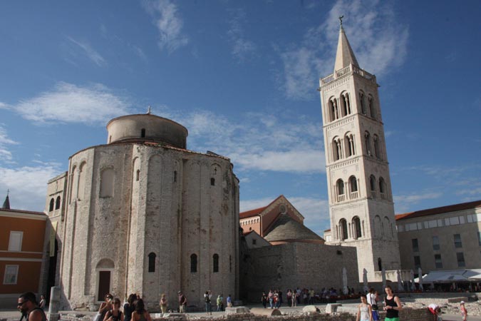 Eglise Saint Donat à Zadar.