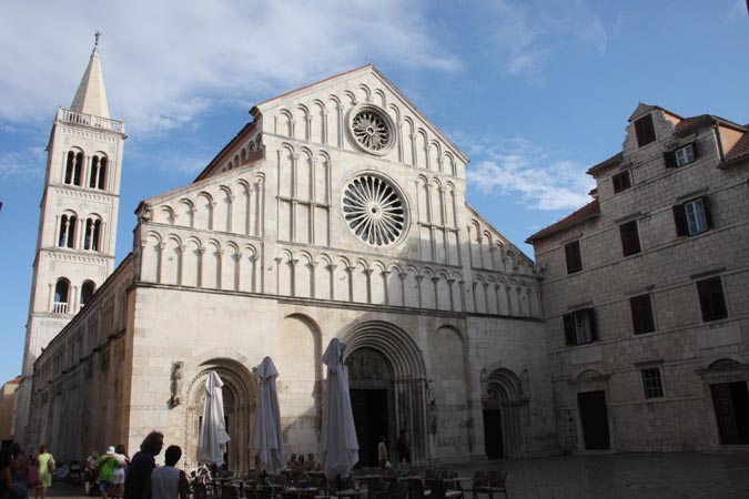 Cathédrale Sainte Anastasie à Zadar.