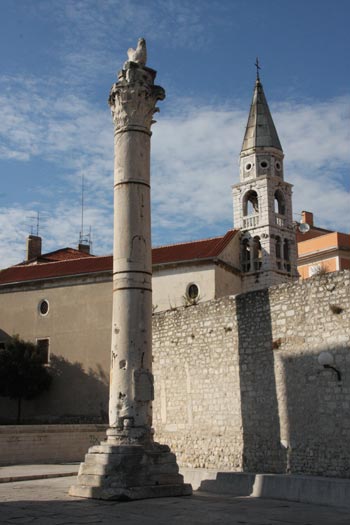 Ruines romaines à Zadar.