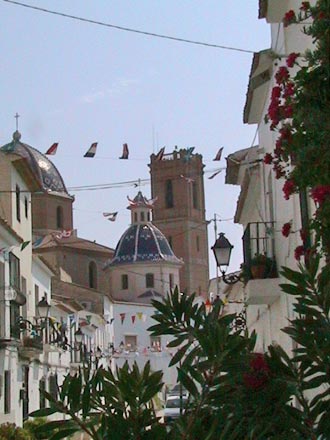 Altea, charmant petit village perché en haut d'un rocher. 