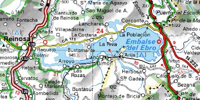 La retenue de l'Ebre