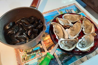 Moules et huitres