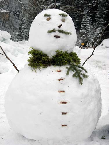 Bonhomme de neige.