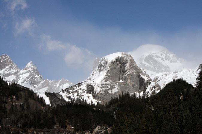 Vue depuis le caravaneige