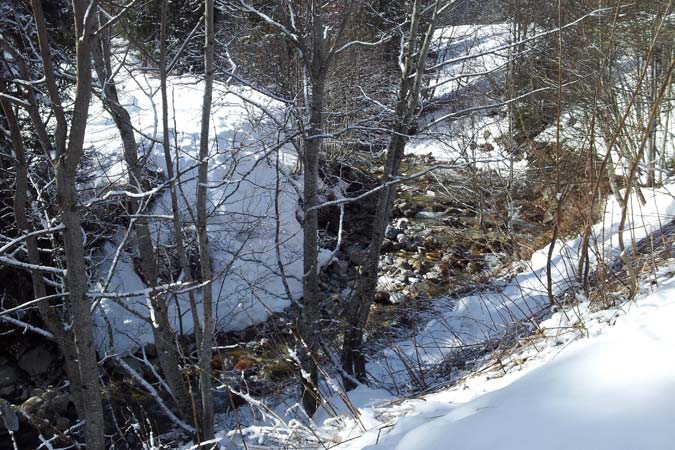 Neige et torrent Neige et torrent