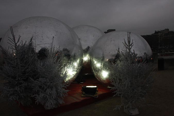 Boules de Noël.