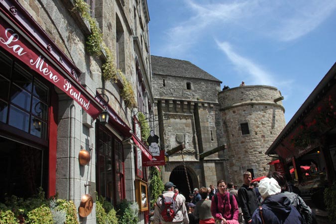 Entrée du Mt St Michel.