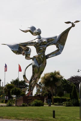 Statue de la liberté à Grandcamp