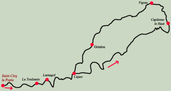 Vallée du Lot vers figeac