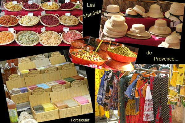 Le marché.