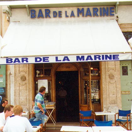 Marseille. Bar de la Marine.