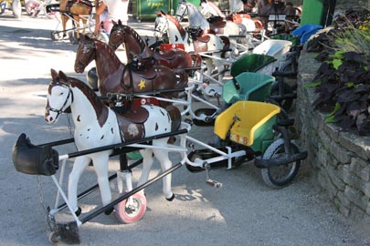 Chevaux à roulettes