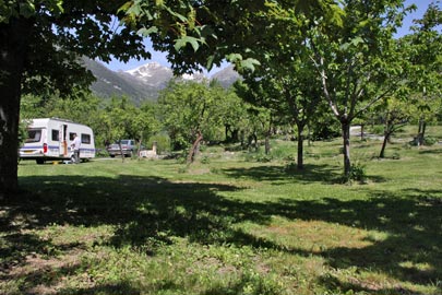 Camping St Joseph à St Martin de Vésubie.