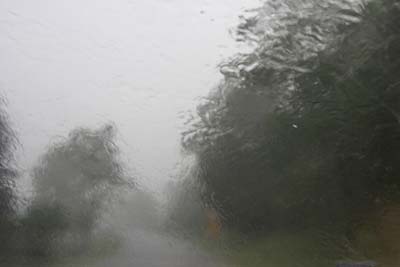 Orage de grêle.