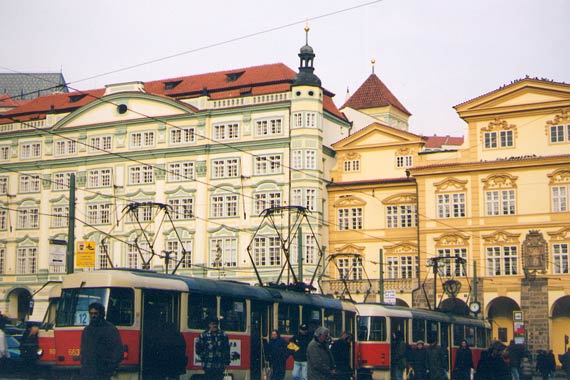 Tramway de Prague.