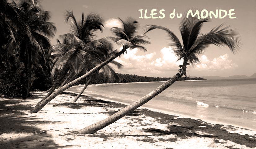 Afficher la carte des &icirc;les du monde.