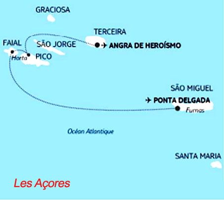 Les îles visitées Les îles visitées