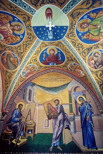 Plafond du monastère de Kykkos. Plafond du monastère de Kykkos.