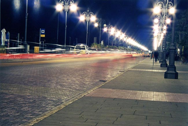 Nuit sur Larnaca.