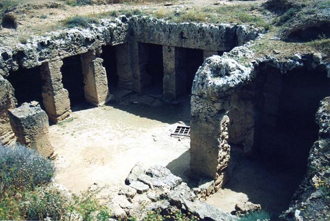 Tombeau royal à Paphos.