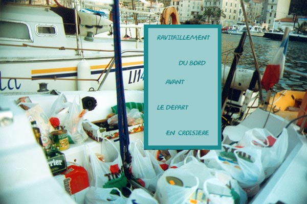 Au retour du super marché de Bastia.