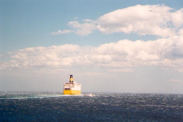 Coup de vent sur la Méditerranée.