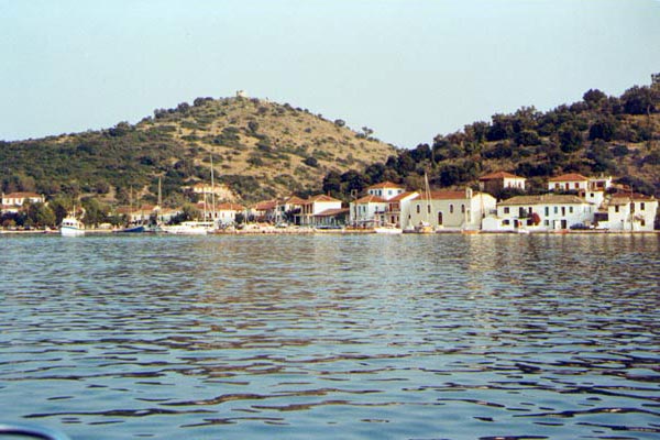 Vathy, sur l'île Meganisi.