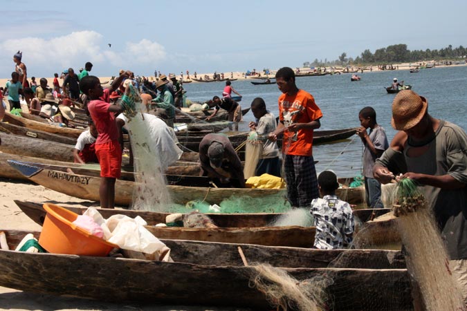 Retour de pêche. Retour de pêche.