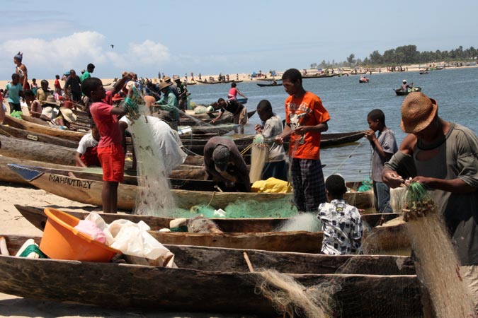 Retour de pêche.