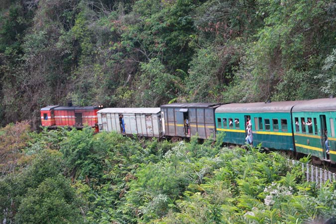 Le train Fianarantsoa-Manakara.