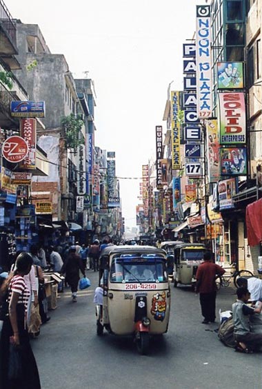 Colombo, la plus grande ville du Sri Lanka.