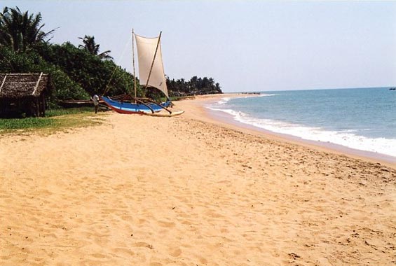 Mont Lavinia à 10 km au sud de Colombo.