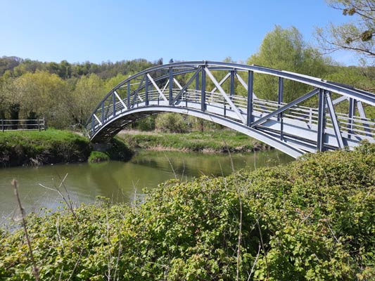 Chemin de halagede Saint Aubin